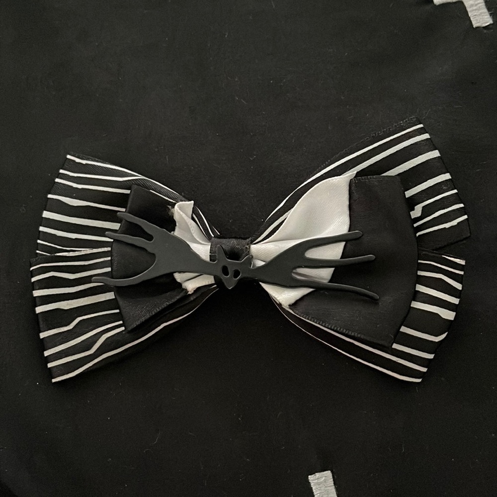 Jack Skellington Hair Bow